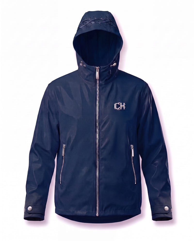 Chase Heaven Rain Shell Navy dry front
