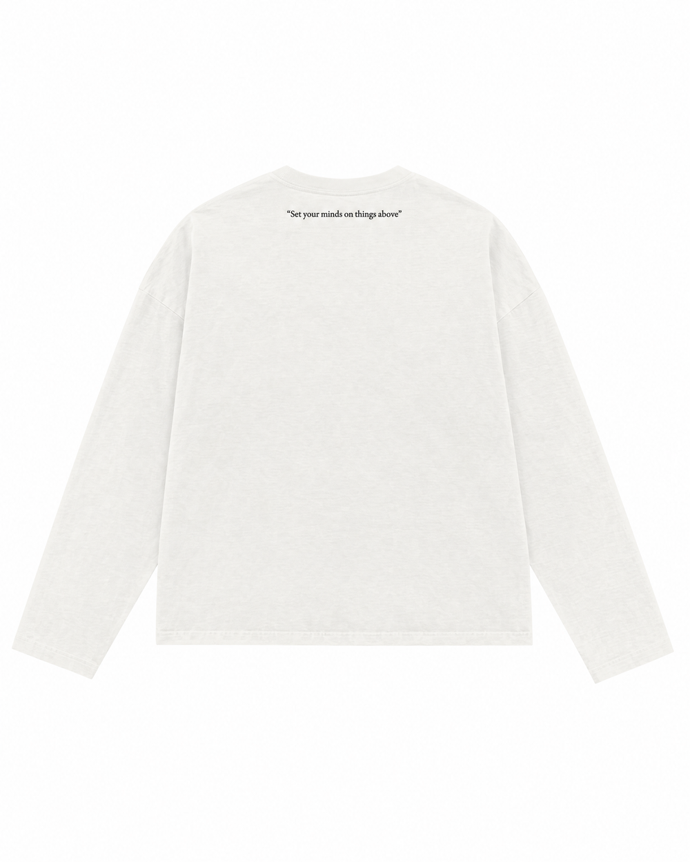 The Comic Longsleeve — White, back