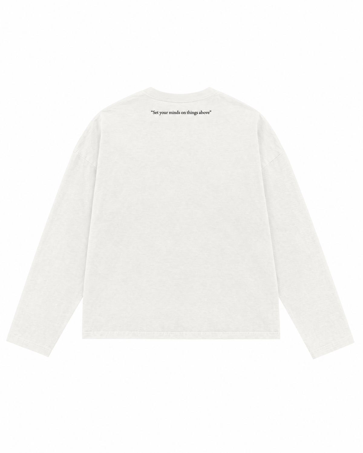 The Comic Longsleeve White, back 