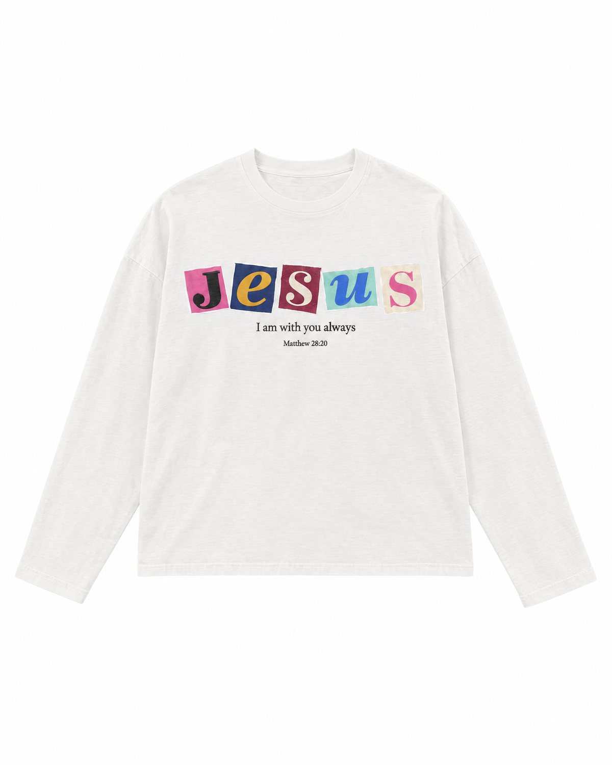 The Comic Longsleeve White, front 