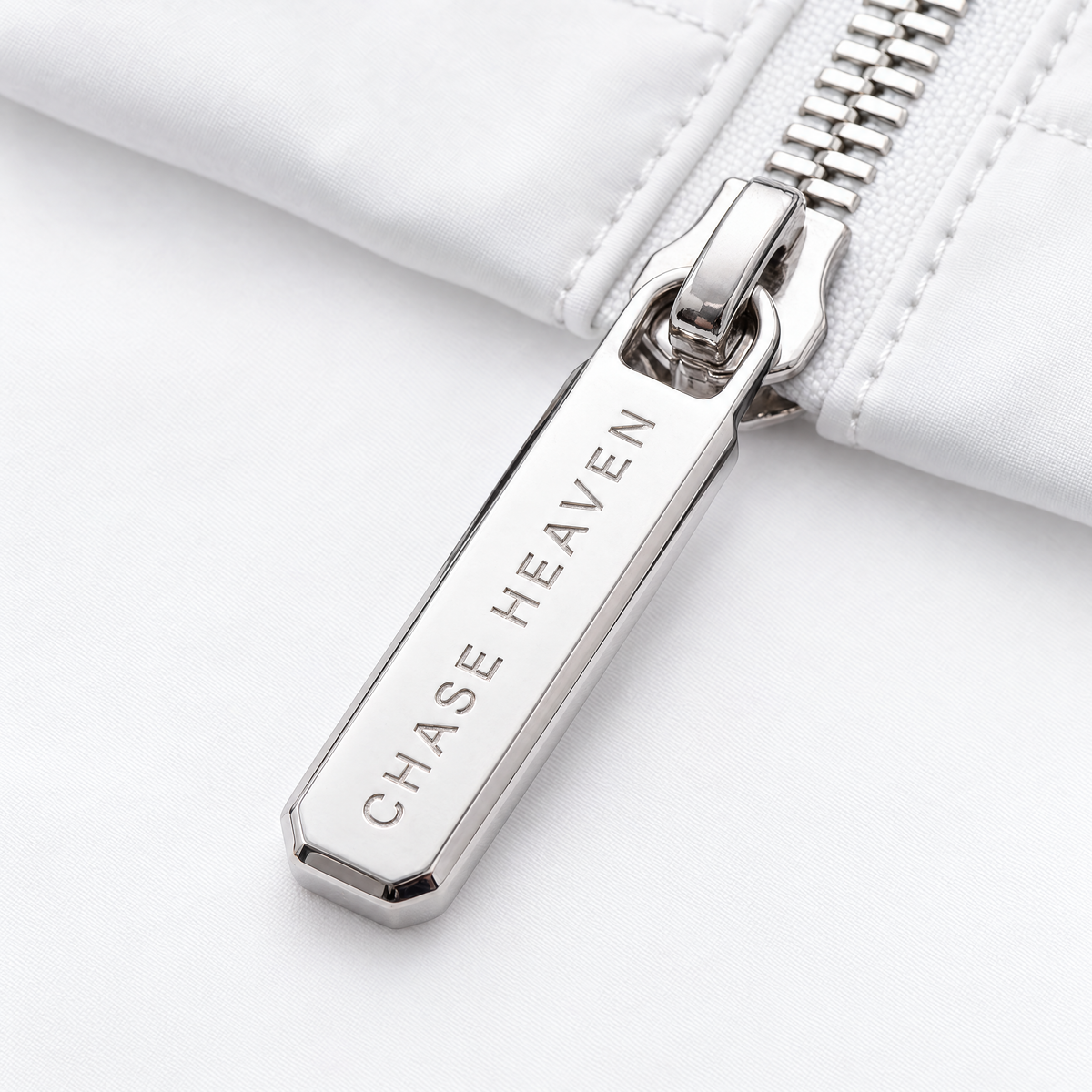 The Rain Shell EXODUS, wet zipper detail 
