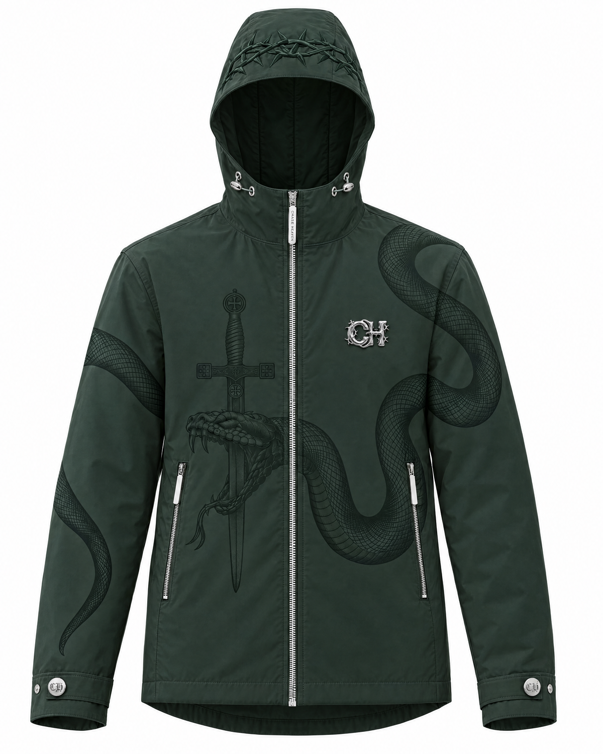 The Rain Shell ROMANS, dry front 