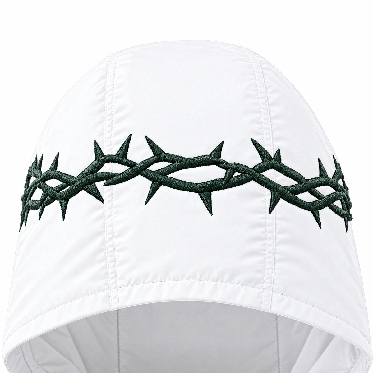 The Rain Shell ROMANS, wet hood embroidery 